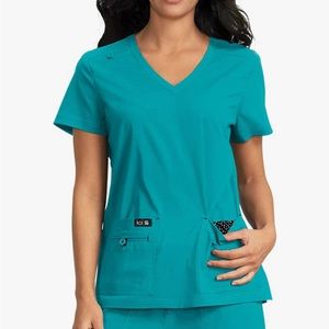 Amazon Koi teal scrub set